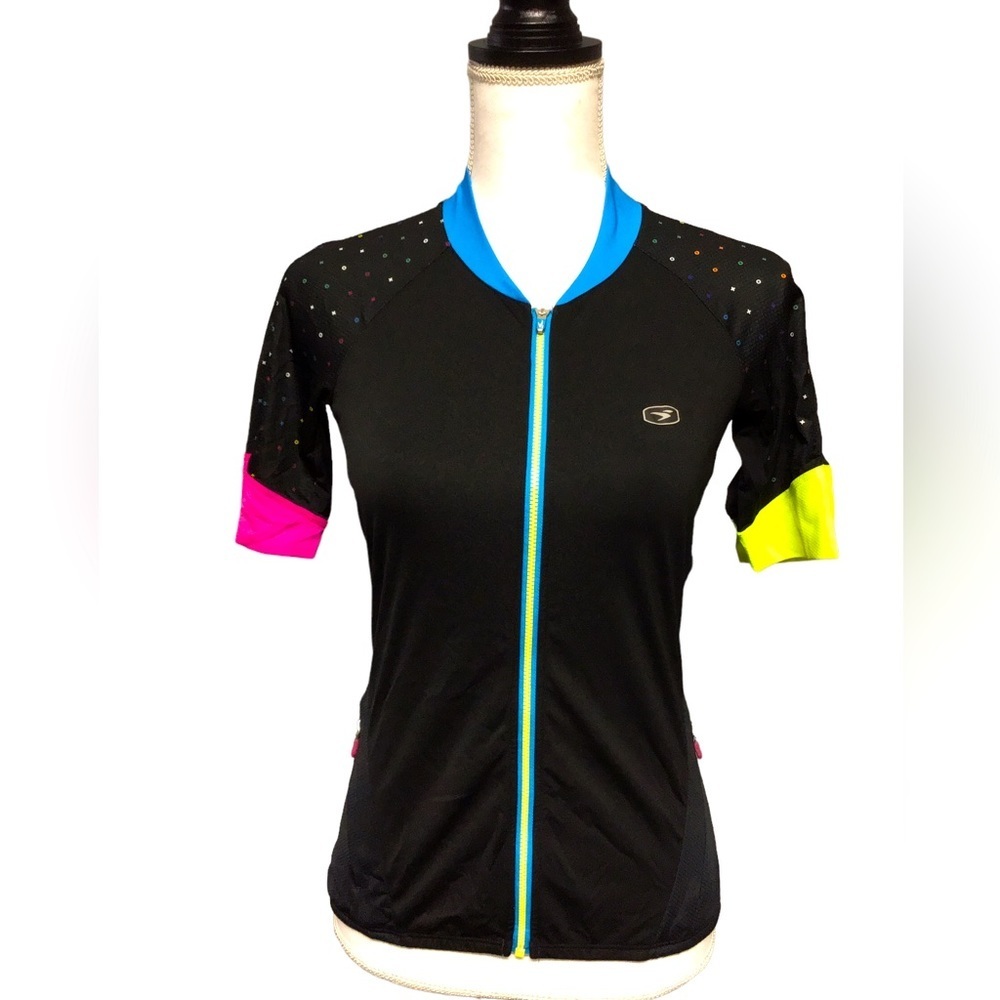 Suigo Bicycling top, Women’s size Small Petite